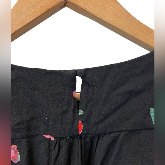 Gorgeous Anthropologie Maeve Floral Prato Flutter/ Short Sleeve Top Size XS - Picture 7 of 15